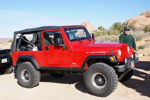 Jim and his beautiful Jeep Wrangler Unlimited Rubicon LJ.